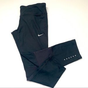 Nike Dri-fit Cropped Black Leggings Small